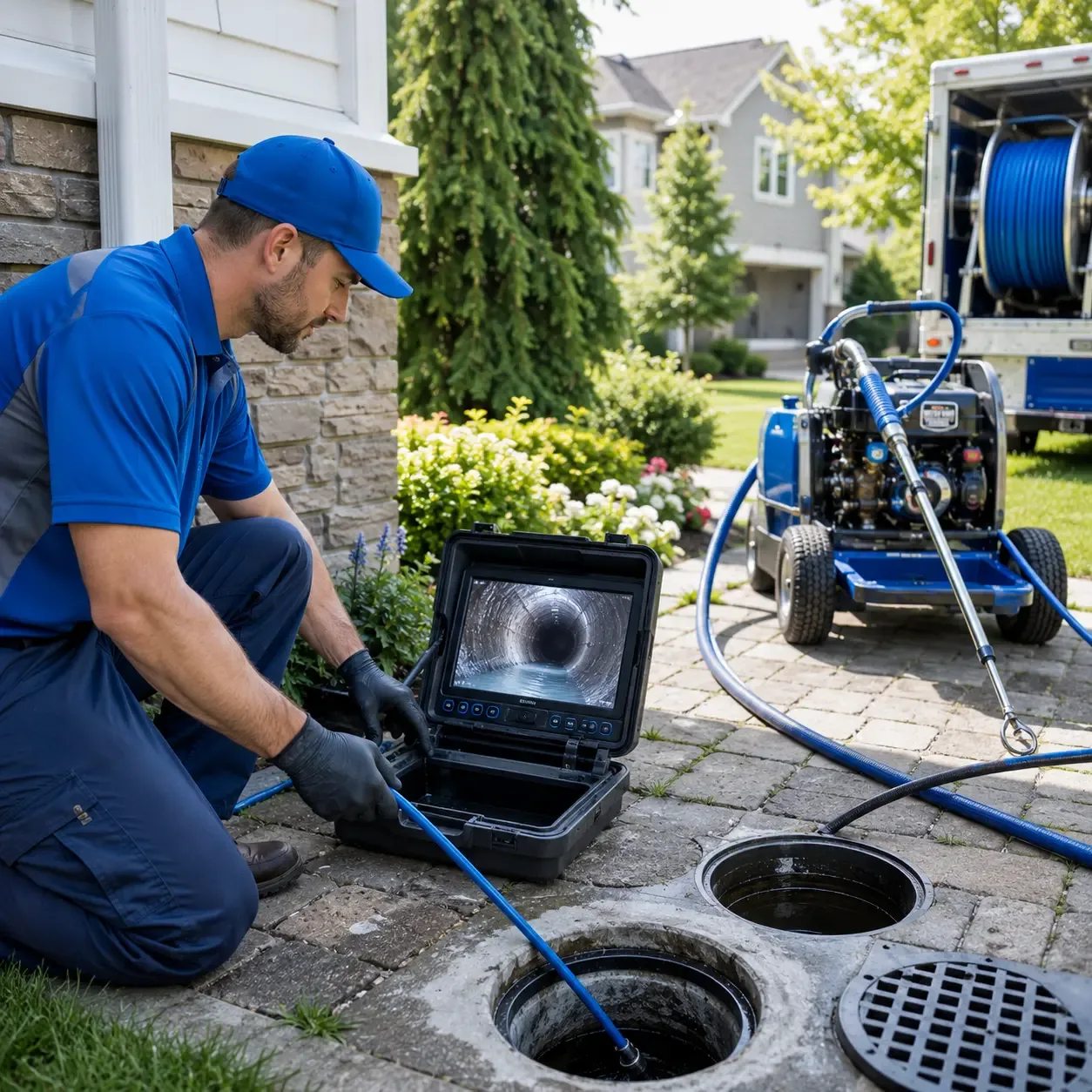 Outdoor drain cleaning professionals serving Danielsville, PA